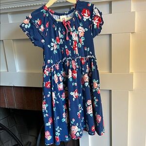 Wildflowers Floral Dress Size 6 w/headband